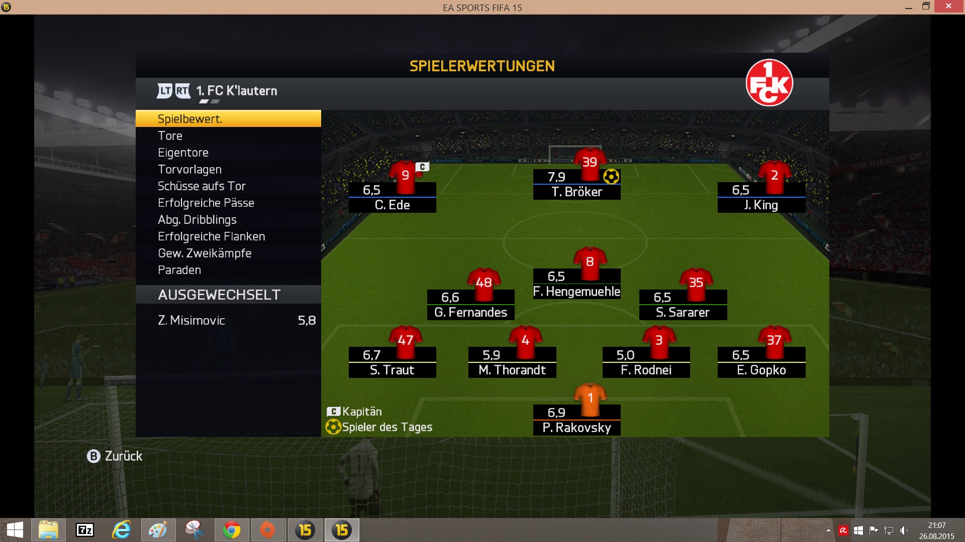 Noten FCK
