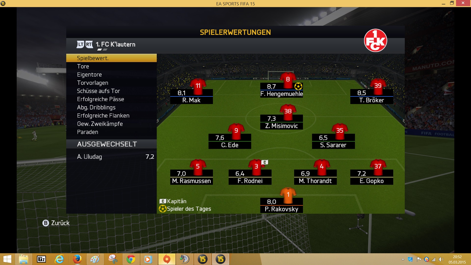 Noten FCK