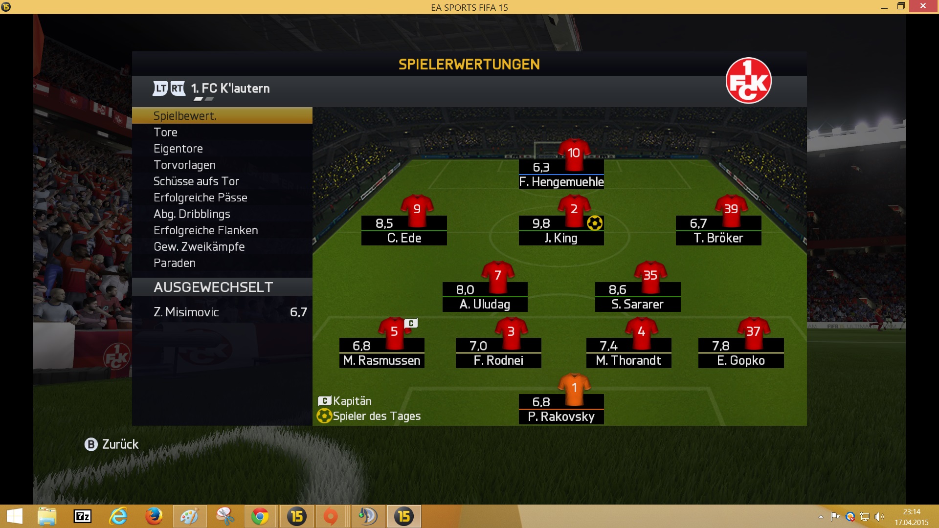 Noten FCK Noten FCK