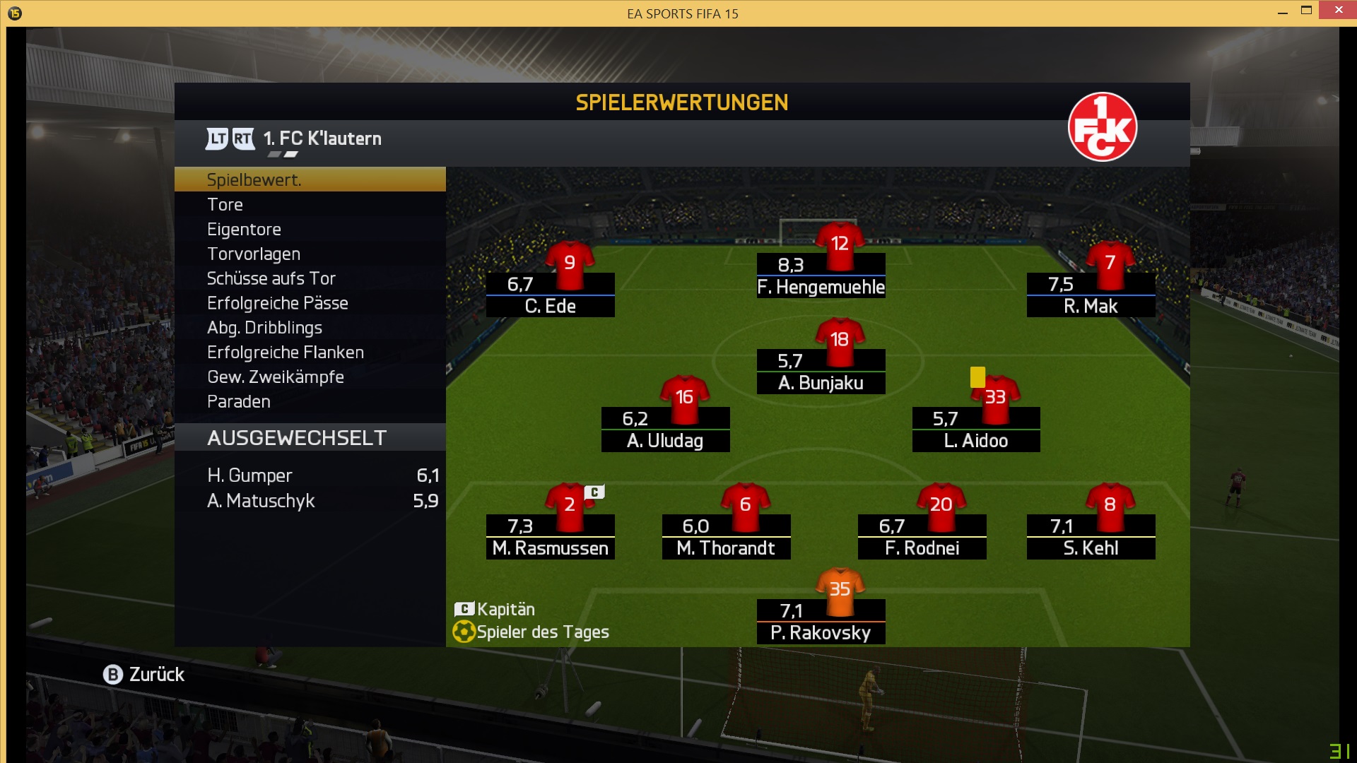 Noten FCK