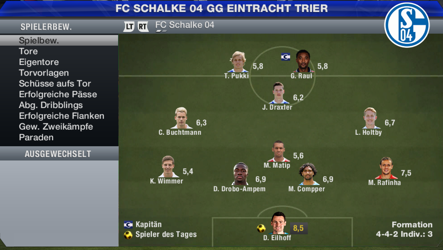 Noten Schalke