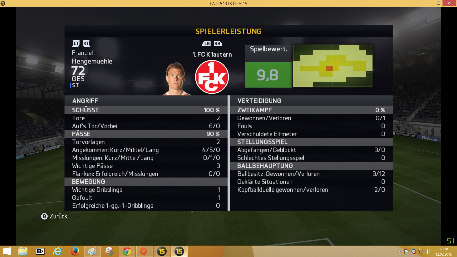 Spieler des Spiels Spieler des Spiels