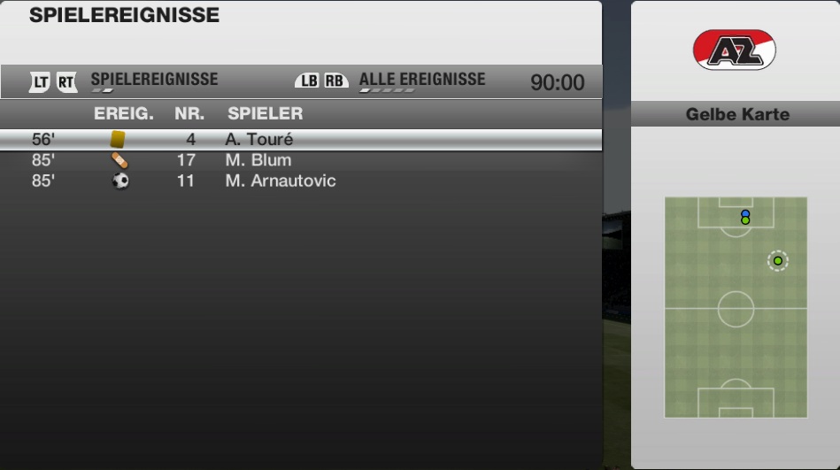 Spielereignisse