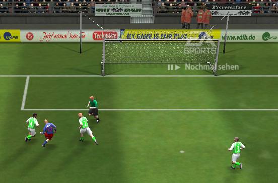 Soerensen beim 1:0